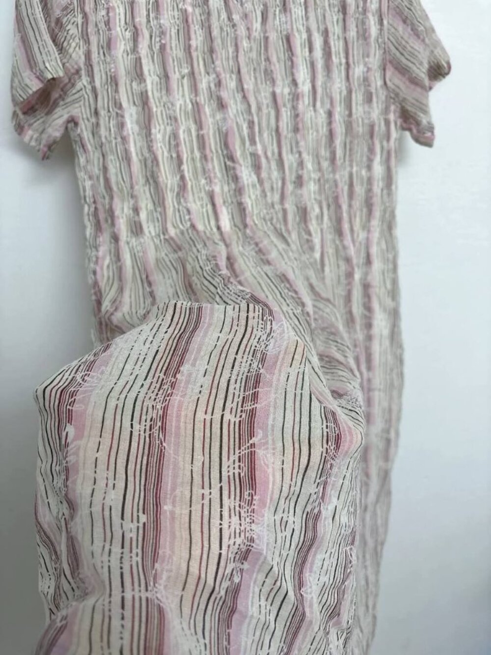 Pink Striped Mini Dress - Picture 3 of 3